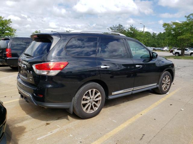 5N1AR2MMXEC684091 - 2014 NISSAN PATHFINDER S BLACK photo 3