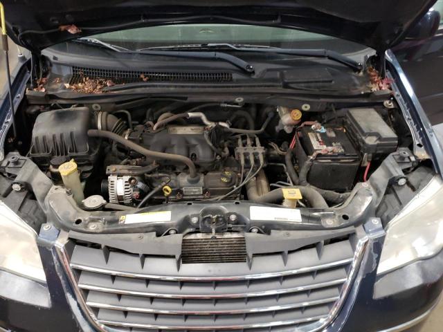 2A8HR54P08R709616 - 2008 CHRYSLER TOWN AND C TOURING BLUE photo 12