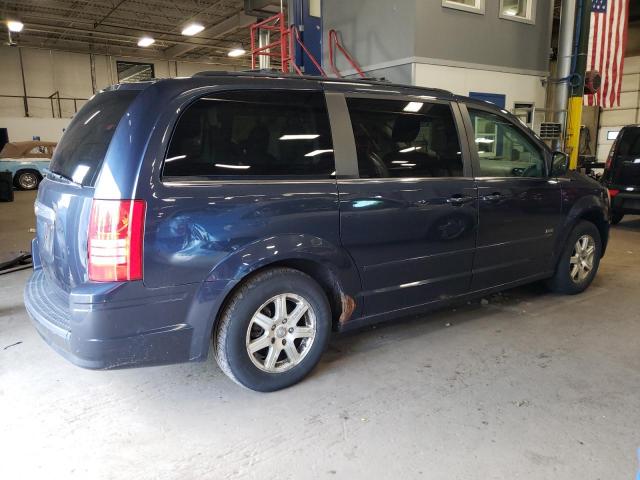 2A8HR54P08R709616 - 2008 CHRYSLER TOWN AND C TOURING BLUE photo 3