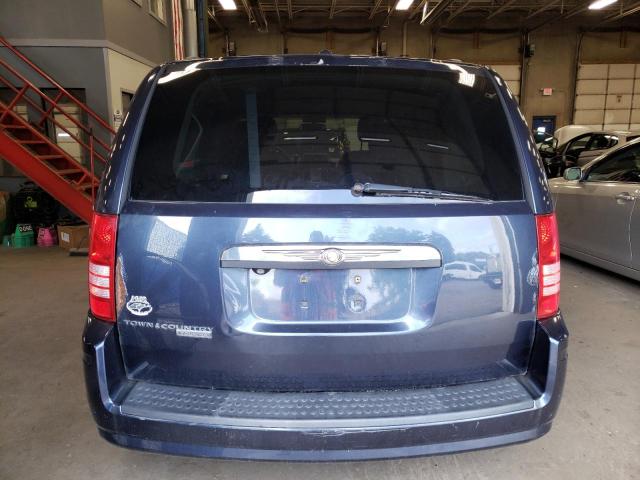 2A8HR54P08R709616 - 2008 CHRYSLER TOWN AND C TOURING BLUE photo 6