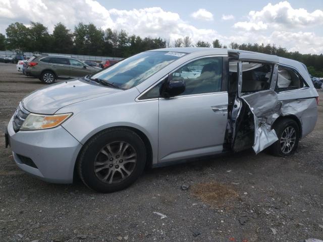 5FNRL5H40DB089479 - 2013 HONDA ODYSSEY EX SILVER photo 1