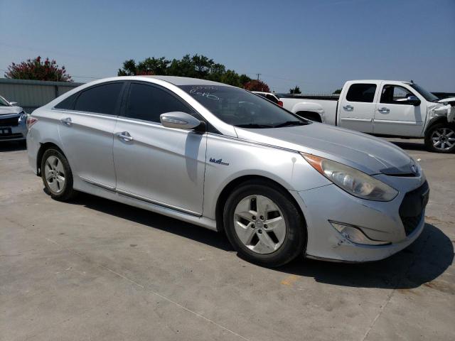 KMHEC4A40BA007030 - 2011 HYUNDAI SONATA HYBRID SILVER photo 4