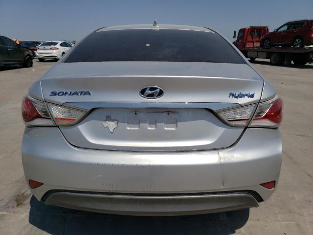 KMHEC4A40BA007030 - 2011 HYUNDAI SONATA HYBRID SILVER photo 6