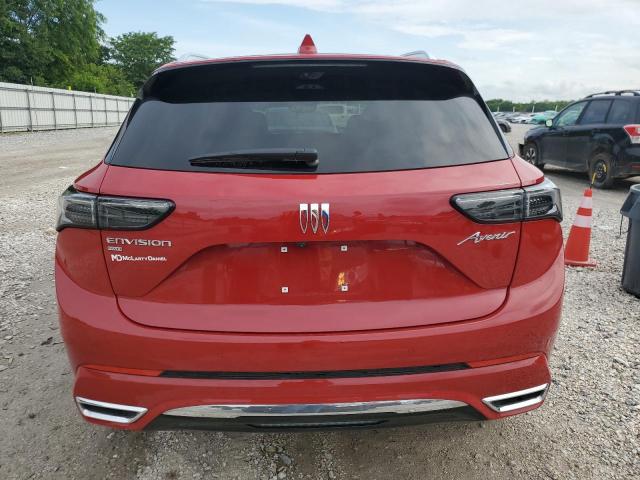 LRBFZME4XSD024481 - 2025 BUICK ENVISION AVENIR RED photo 6