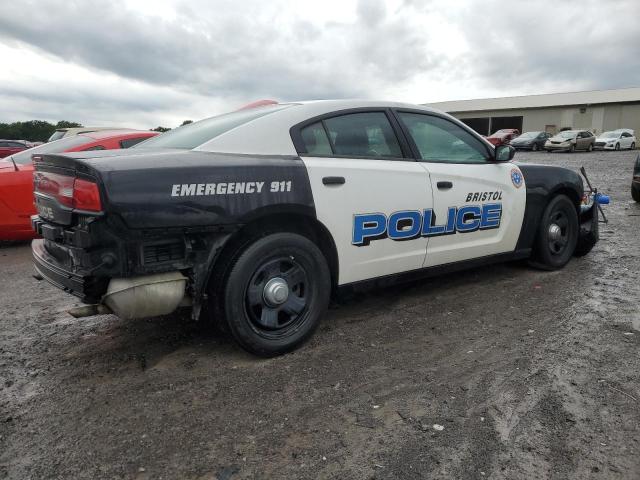 2C3CDXAG0EH362164 - 2014 DODGE CHARGER POLICE BLACK photo 3
