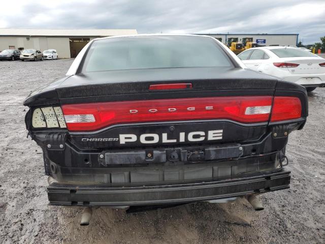 2C3CDXAG0EH362164 - 2014 DODGE CHARGER POLICE BLACK photo 6