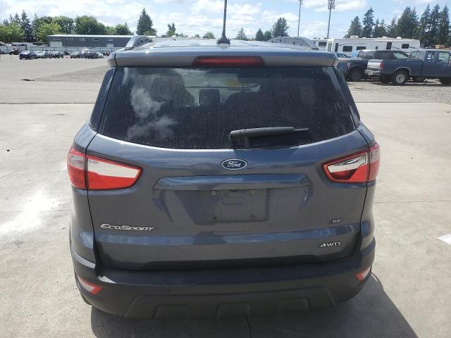 MAJ6P1ULXJC214354 - 2018 FORD ECOSPORT SE Темно-сірий фото 6