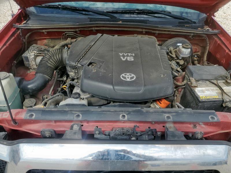 5TFJU4GN5BX006503 - 2011 TOYOTA TACOMA DOUBLE CAB PRERUNNER RED photo 11