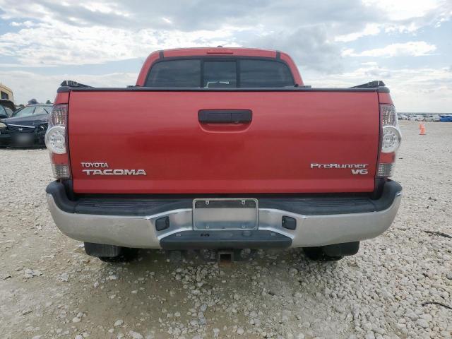 5TFJU4GN5BX006503 - 2011 TOYOTA TACOMA DOUBLE CAB PRERUNNER RED photo 6
