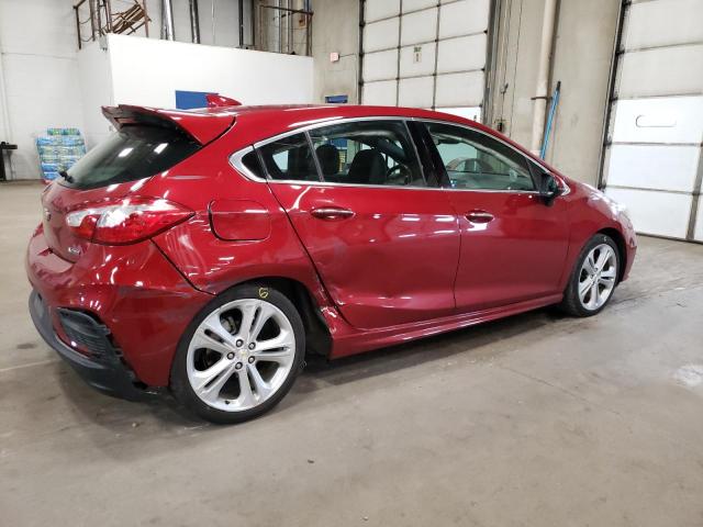 3G1BF6SM7JS587326 - 2018 CHEVROLET CRUZE PREMIER RED photo 3