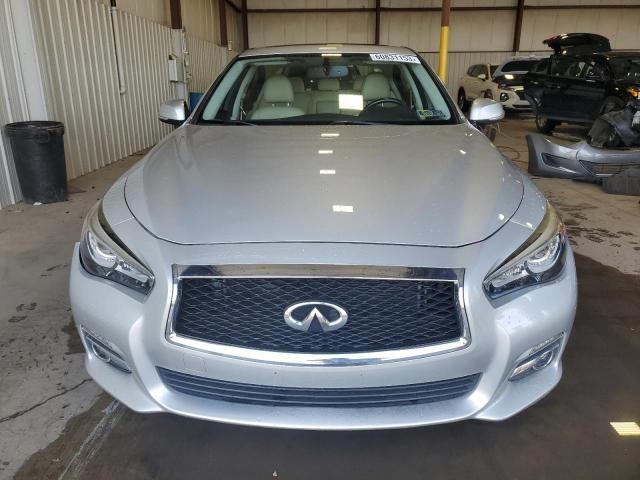 JN1BV7AR6FM393927 - 2015 INFINITI Q50 BASE SILVER photo 5