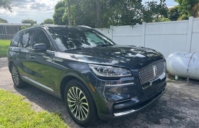 5LM5J7WC6NGL19729 - 2022 LINCOLN AVIATOR RESERVE BLUE photo 1