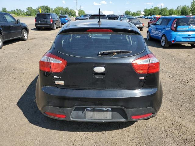 KNADM5A34D6806189 - 2013 KIA RIO LX BLACK photo 6