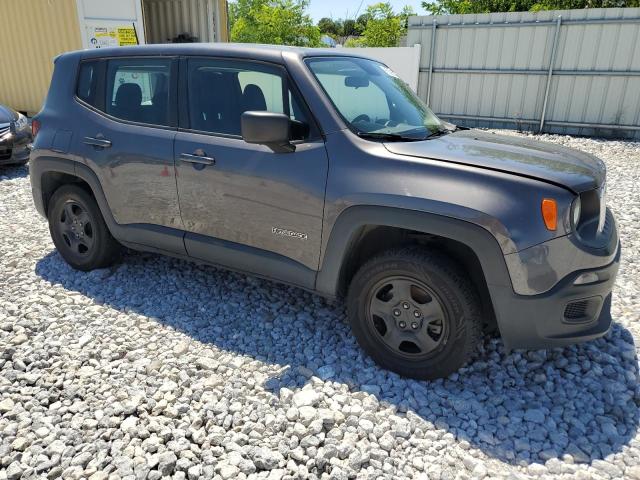 ZACCJBAB5HPF38575 - 2017 JEEP RENEGADE SPORT GRAY photo 4