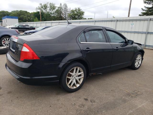 3FAHP0JA3BR252842 - 2011 FORD FUSION SEL BLACK photo 3