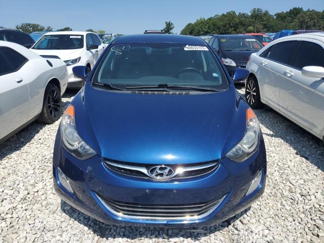 KMHDH4AE2DU785644 - 2013 HYUNDAI ELANTRA GLS BLUE photo 5