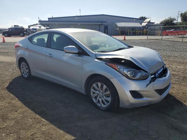 KMHDH4AE8CU271909 - 2012 HYUNDAI ELANTRA GLS SILVER photo 4