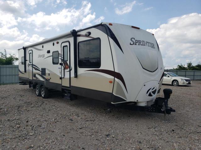 4YDT32025D1532147 - 2013 KEYSTONE SPRINTER BEIGE photo 1