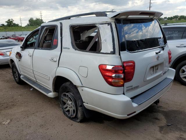 5TDBT48A43S194067 - 2003 TOYOTA SEQUOIA LIMITED WHITE photo 2