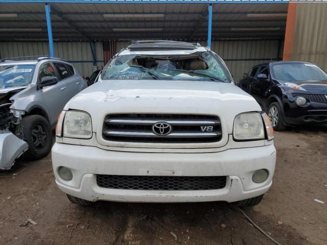 5TDBT48A43S194067 - 2003 TOYOTA SEQUOIA LIMITED WHITE photo 5