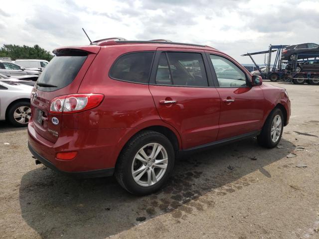 5NMSK4AG9AH378390 - 2010 HYUNDAI SANTA FE LIMITED RED photo 3