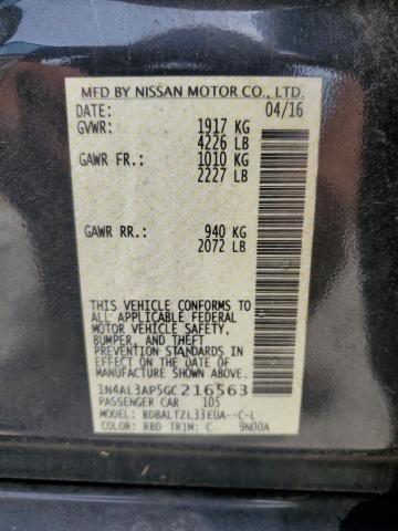 1N4AL3AP5GC216563 - 2016 NISSAN ALTIMA 2.5 CHARCOAL photo 13