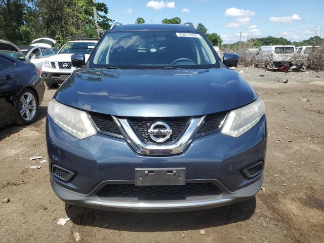 KNMAT2MV8GP663119 - 2016 NISSAN ROGUE S BLUE photo 5