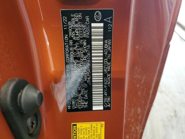 JTHLP5AY5PA106716 - 2023 LEXUS LC 500 ORANGE photo 12