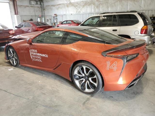 JTHLP5AY5PA106716 - 2023 LEXUS LC 500 ORANGE photo 2