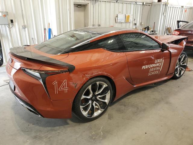 JTHLP5AY5PA106716 - 2023 LEXUS LC 500 ORANGE photo 3