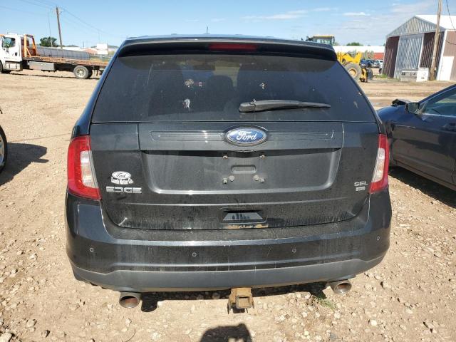 2FMDK4JC0DBC58594 - 2013 FORD EDGE SEL BLACK photo 6