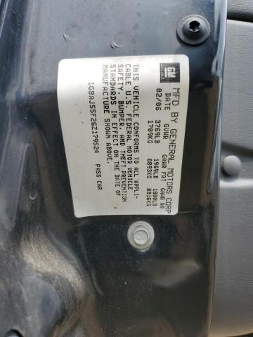 1G8AJ55F26Z179524 - 2006 SATURN ION LEVEL 2 SILVER photo 12