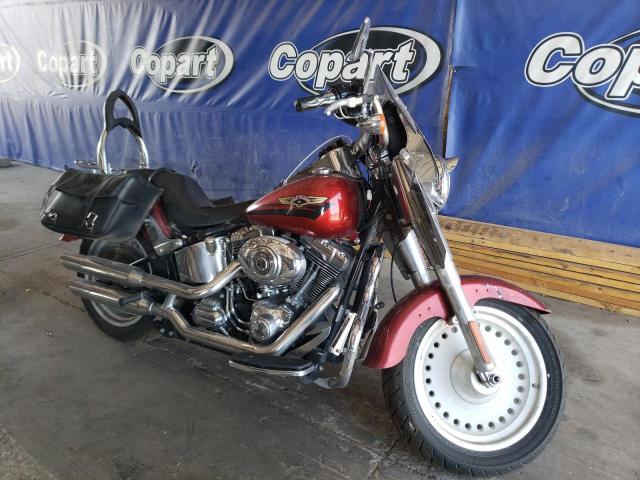 1HD1BX5148Y033281 - 2008 HARLEY-DAVIDSON FLSTF RED photo 1