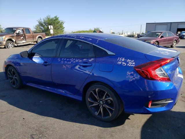 19XFC2F84KE050890 - 2019 HONDA CIVIC SPORT BLUE photo 2