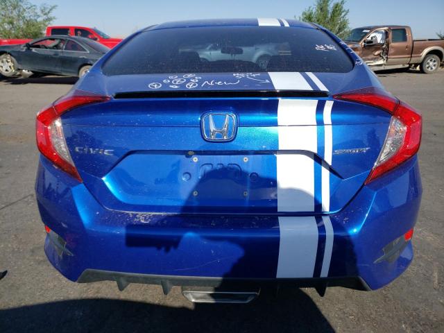 19XFC2F84KE050890 - 2019 HONDA CIVIC SPORT BLUE photo 6