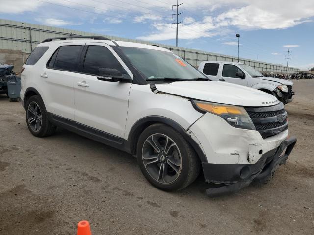 1FM5K8GT3FGA77424 - 2015 FORD EXPLORER SPORT თეთრი ფოტო 4