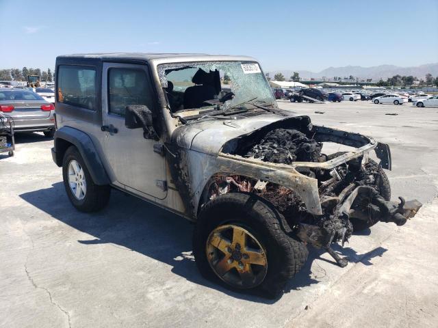 1C4GJWAG8GL283234 - 2016 JEEP WRANGLER SPORT SILVER photo 4