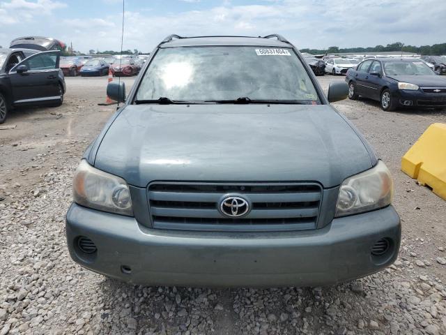 JTEGD21A350106144 - 2005 TOYOTA HIGHLANDER GREEN photo 5