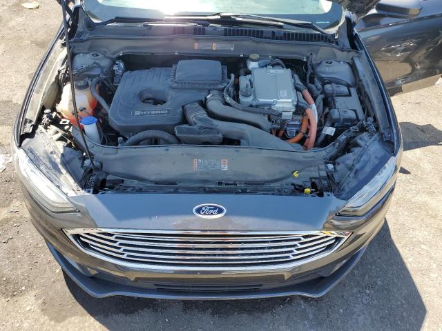 3FA6P0LU1JR253341 - 2018 FORD FUSION SE HYBRID GRAY photo 11