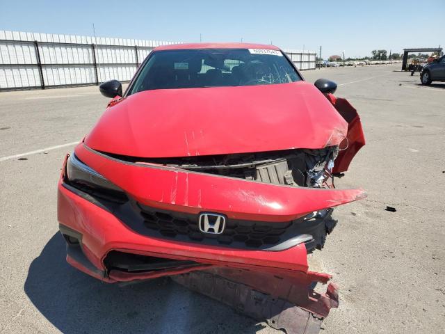 19XFL2H81NE021719 - 2022 HONDA CIVIC SPORT RED photo 5