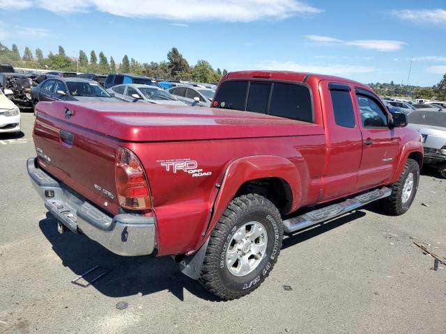5TEUU42N96Z183297 - 2006 TOYOTA TACOMA ACCESS CAB წითელი ფოტო 3