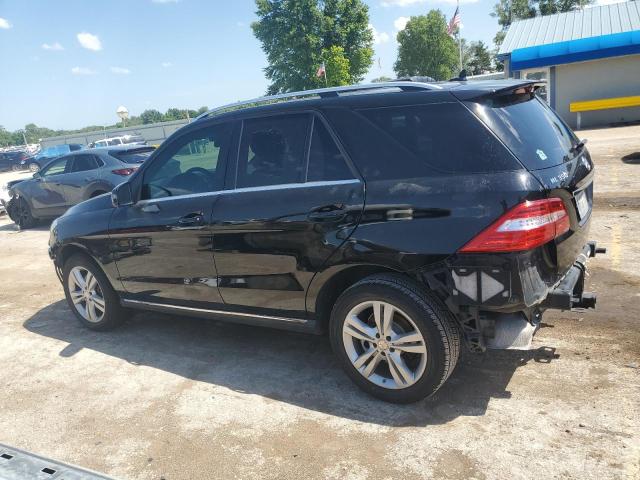 4JGDA5HB9FA518611 - 2015 MERCEDES-BENZ ML 350 4MATIC BLACK photo 2