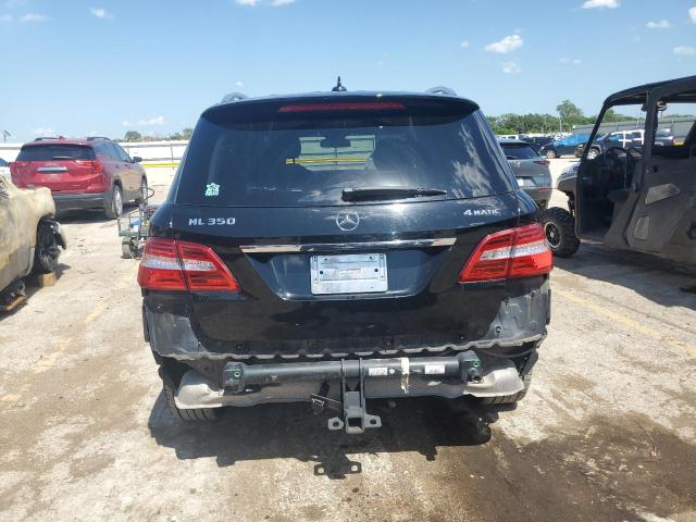 4JGDA5HB9FA518611 - 2015 MERCEDES-BENZ ML 350 4MATIC BLACK photo 6