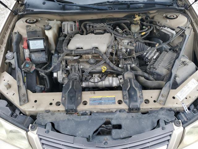 2G1WF52E149459850 - 2004 CHEVROLET IMPALA GOLD photo 11