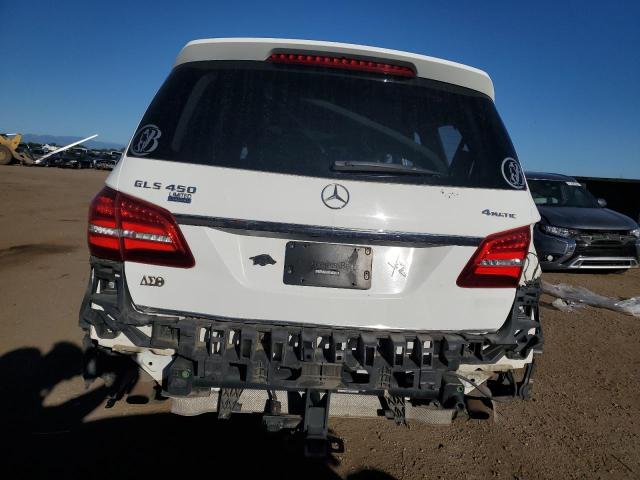 4JGDF6EE0HA862966 - 2017 MERCEDES-BENZ GLS 450 4MATIC WHITE photo 6