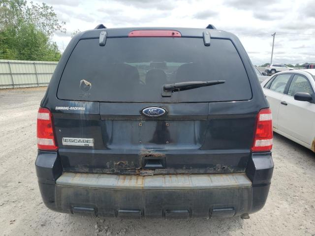 1FMCU9D74AKC72632 - 2010 FORD ESCAPE XLT BLACK photo 6