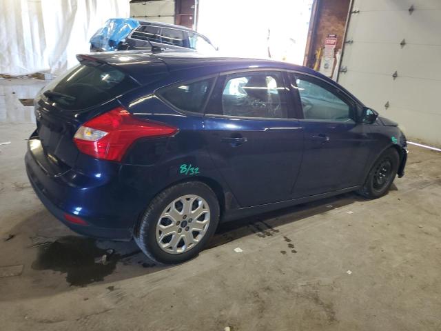 1FAHP3K27CL118585 - 2012 FORD FOCUS SE BLUE photo 3