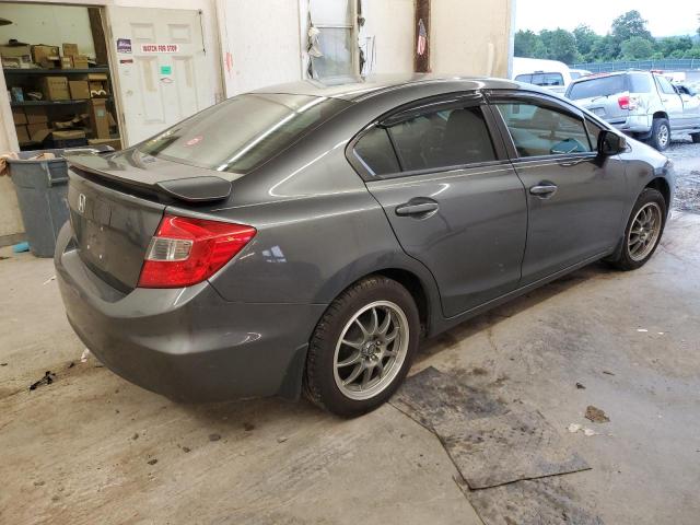 19XFB2E53CE020212 - 2012 HONDA CIVIC LX GRAY photo 3