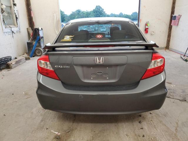 19XFB2E53CE020212 - 2012 HONDA CIVIC LX GRAY photo 6