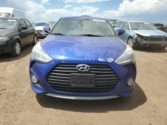 KMHTC6AE7DU176524 - 2013 HYUNDAI VELOSTER TURBO BLUE photo 5